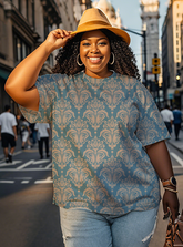 Stylish European - style patterns Women's Plus Size T-shirts