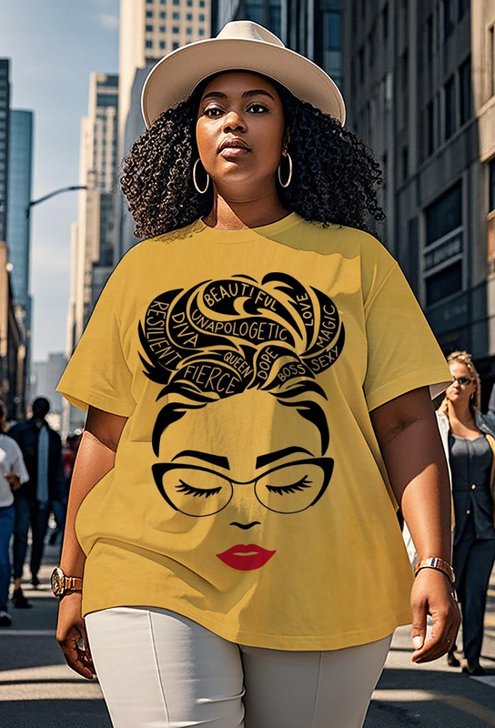 The Black Queen Women's Plus Size T-shirts