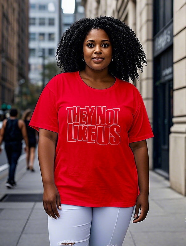 They Not Like Us - Greek Edition Women's Plus Size T-shirts