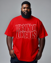 They Not Like Us Men's Plus Size Short Sleeve T-Shirt