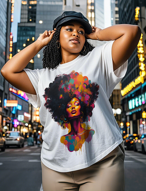 This is the feeling of imagination Women's Plus Size T-shirts