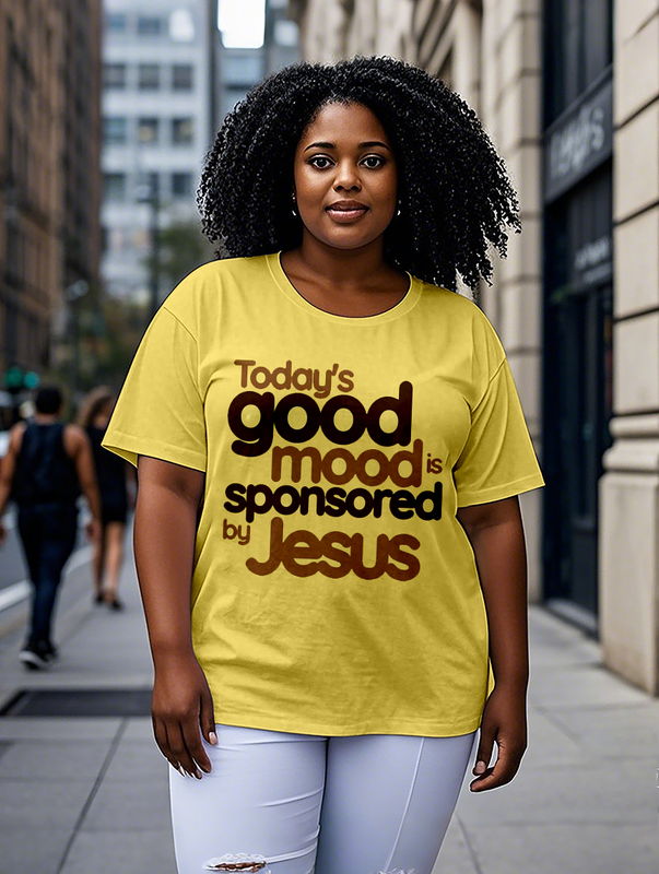 Today's Good Mood Women's Plus Size T-shirts