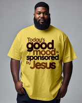 Today's Good Mood Men's Plus Size Short Sleeve T-Shirt