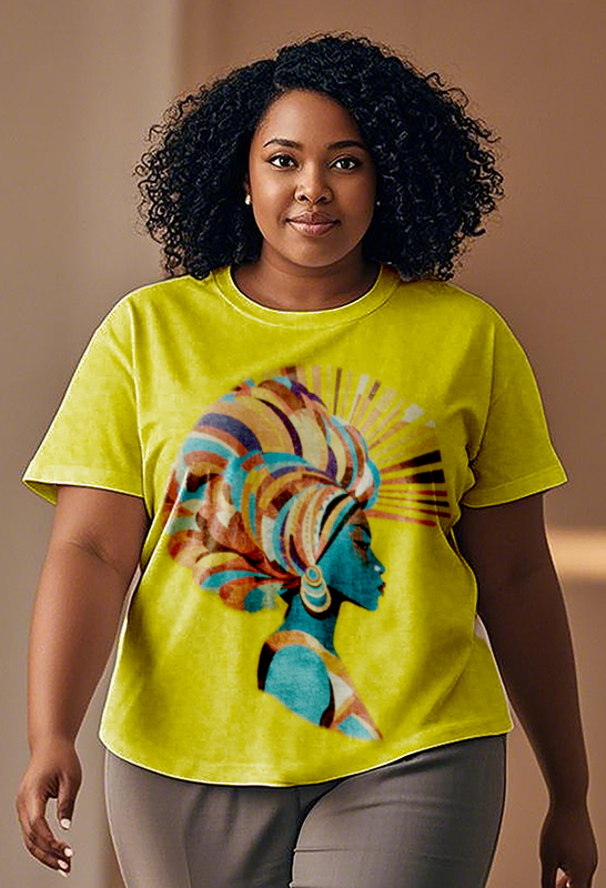 Traditional African women Women's Plus Size T-shirts