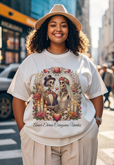 Wedding skull Women's Plus Size T-shirts