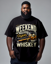 Weekend Forecast Men's Plus Size Short Sleeve T-Shirt