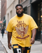 biker-whiskey Men's Plus Size Short Sleeve T-Shirt