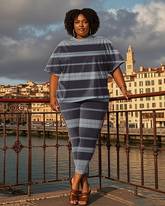 Women's creative pattern T-Shirt & Pants