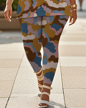 Women's Leopard print T-Shirt & Pants