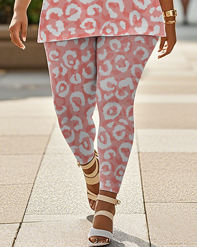 Women's Leopard print T-Shirt & Pants