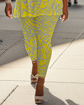 Women's Leopard print T-Shirt & Pants