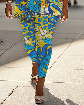 Women's Leopard print T-Shirt & Pants