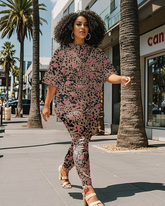 Women's Leopard print T-Shirt & Pants