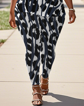 Women's Leopard print T-Shirt & Pants