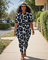 Women's Leopard print T-Shirt & Pants