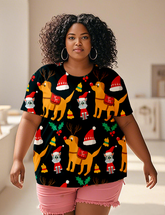 dogs and cats Women's Plus Size T-shirts