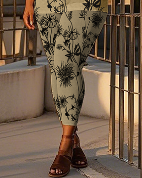 Women's flowers T-Shirt & Pants