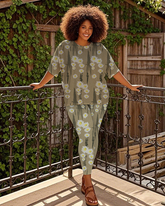 Women's flowers T-Shirt & Pants