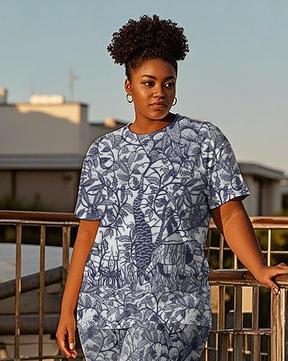 Women's forest and animals T-Shirt & Pants