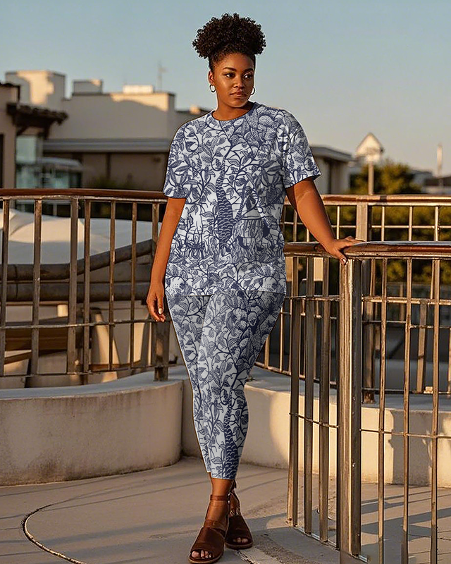Women's forest and animals T-Shirt & Pants