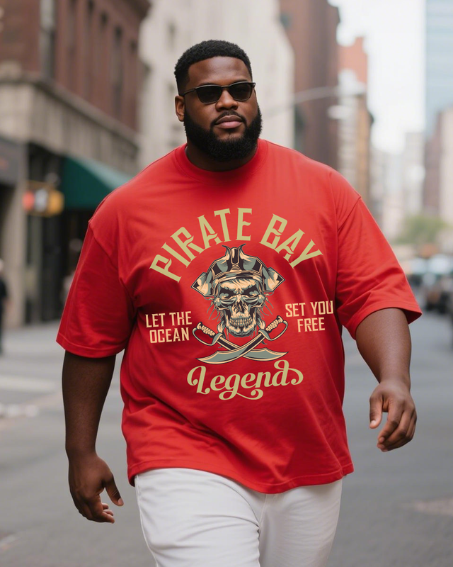 pirate Men's Plus Size Short Sleeve T-Shirt