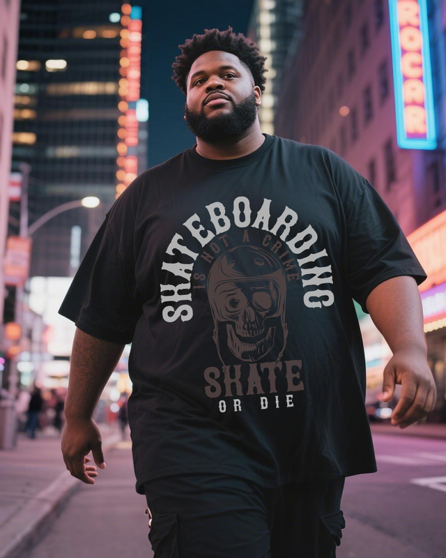 skate Men's Plus Size Short Sleeve T-Shirt