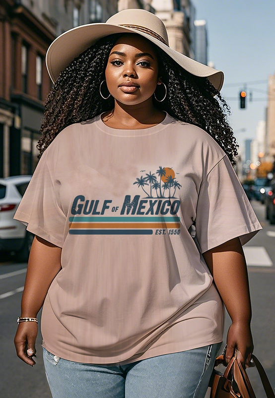 the Gulf of Mexico Women's Plus Size T-shirts